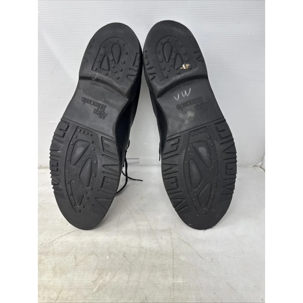 Allen Edmonds Wilbert Shoes Men's 13D Split toe Black Leather Dress Shoes Flaws*